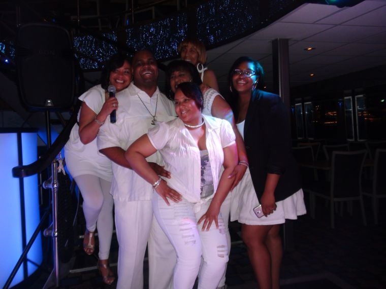 Lady B's All-White Memorial Day Party on the Spirit of Philadelphia
