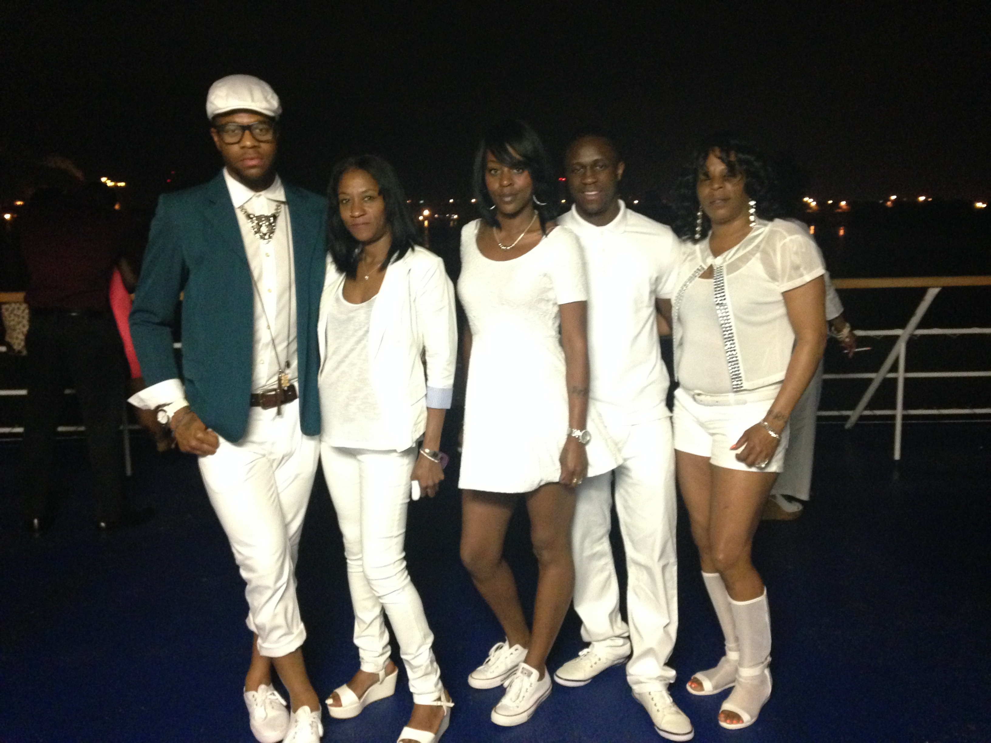 Lady B's All-White Memorial Day Party on the Spirit of Philadelphia
