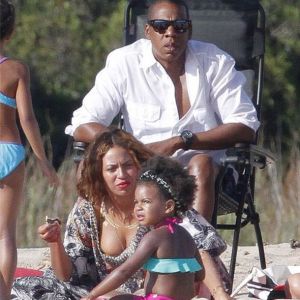 Beyonce and Jay Z with Blue Ivy