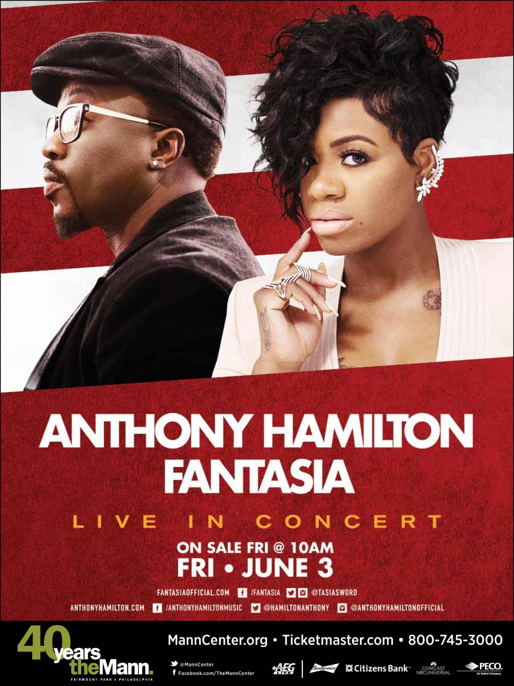 Anthony Hamilton and Fantasia Philadelphia