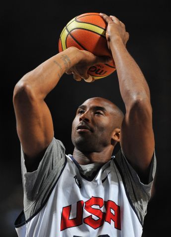 Kobe Bryant of the US Olympic basketball