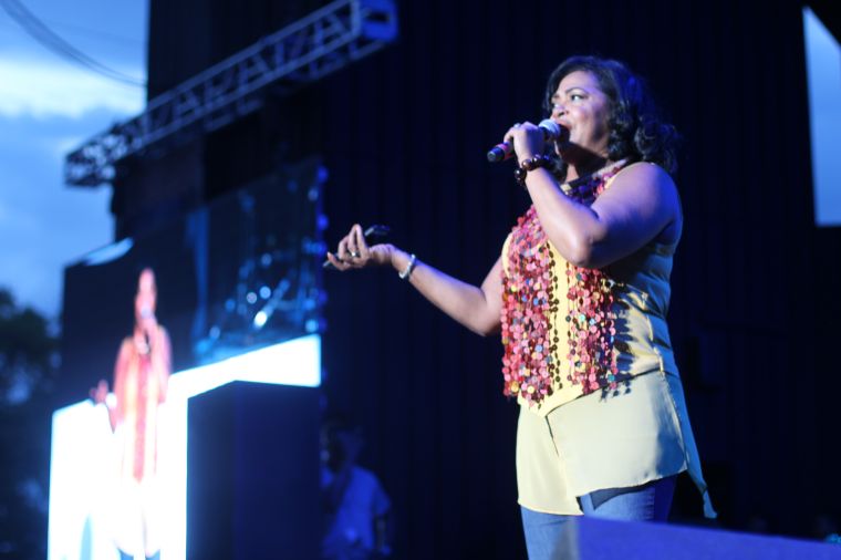 Lady B At The Basement Party 2016