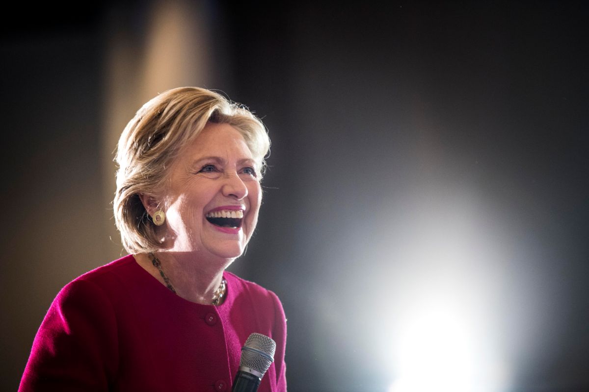 Democratic Nominee for President of the United States former Secretary of State Hillary Clinton