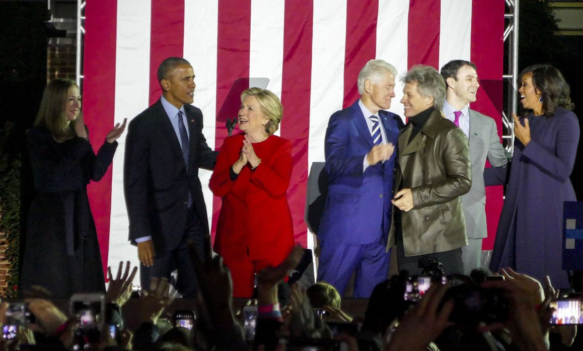 Hillary Clinton's rally in Philadelphia