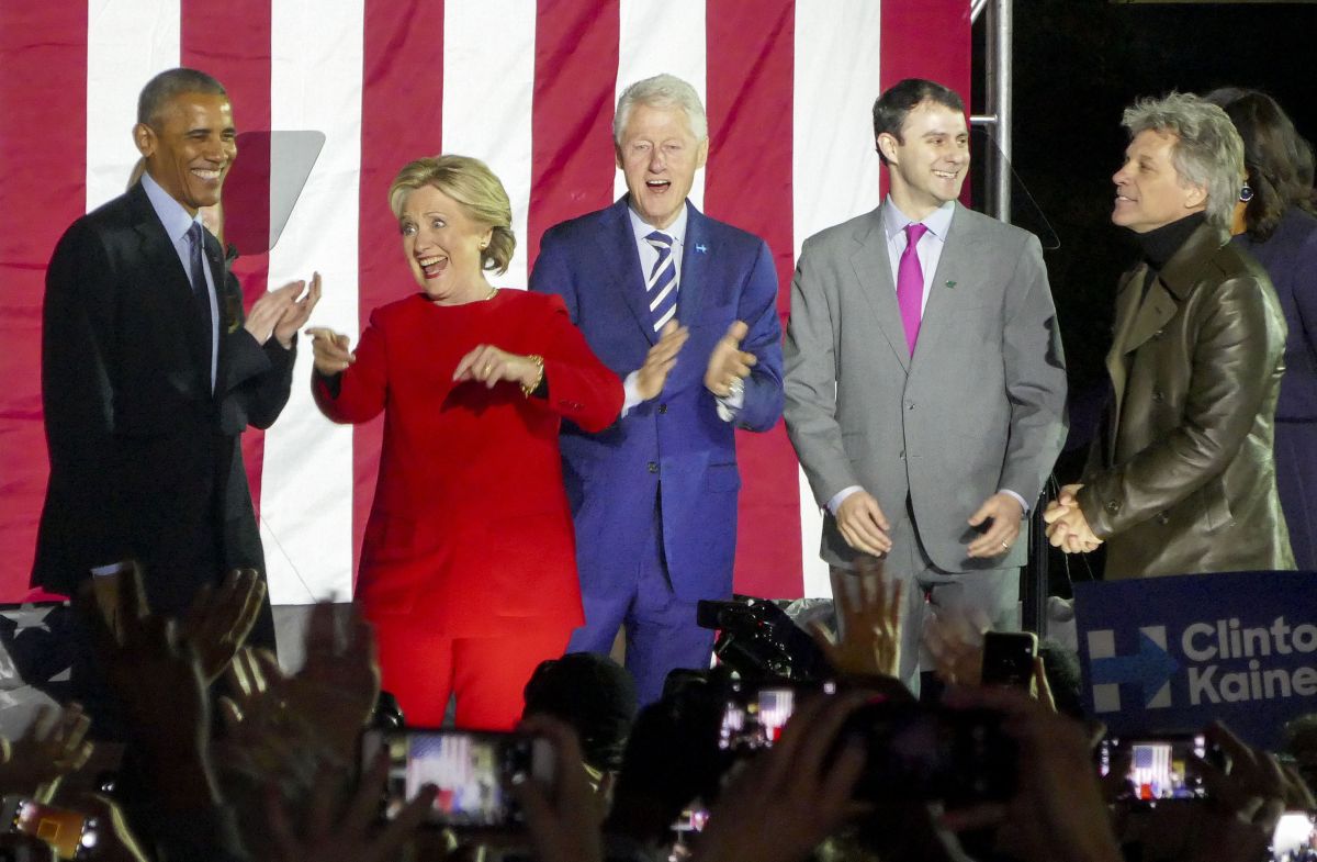 Hillary Clinton's rally in Philadelphia