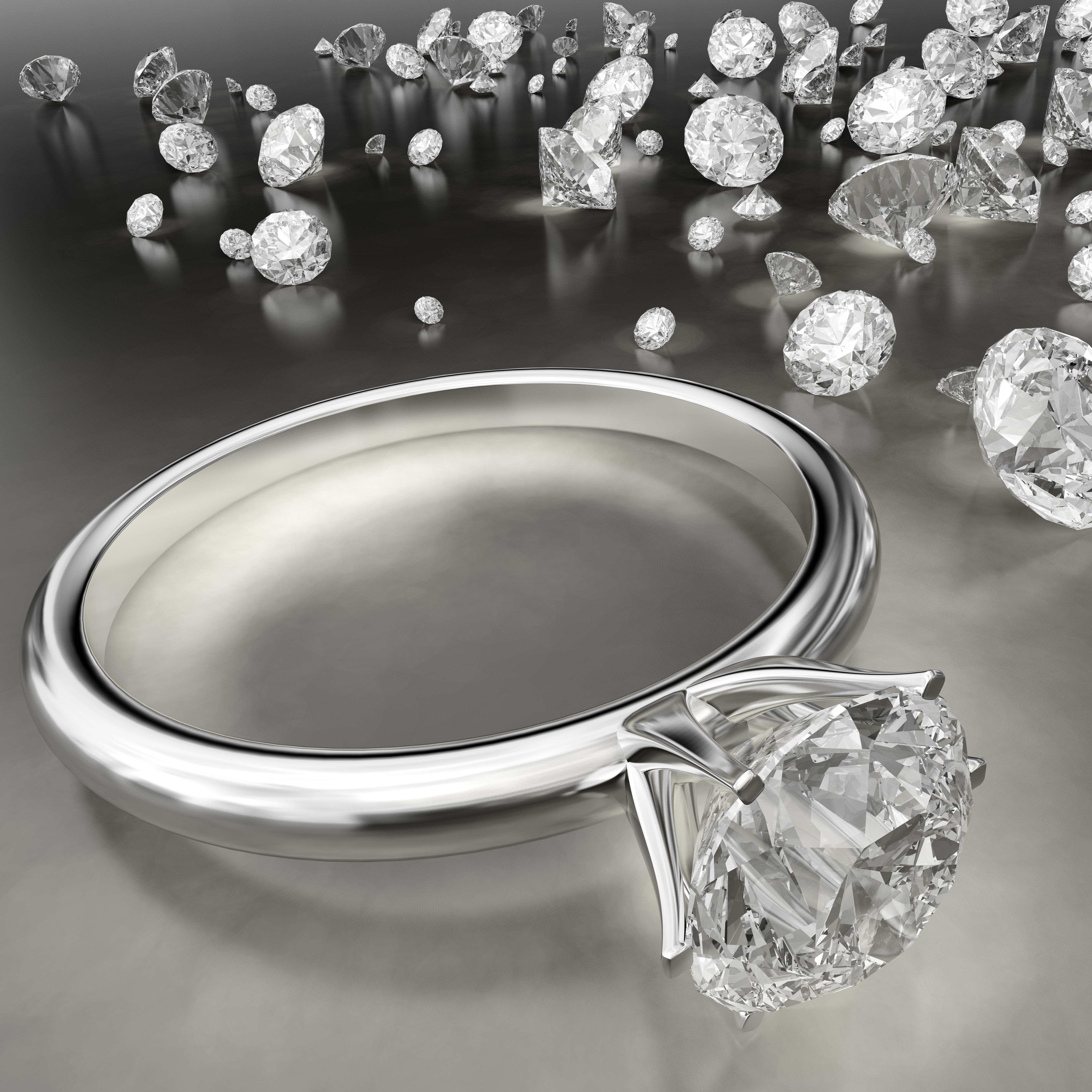 Diamond Ring with Other Diamonds