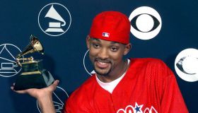 Will Smith holds his Grammy Award 25 February in N