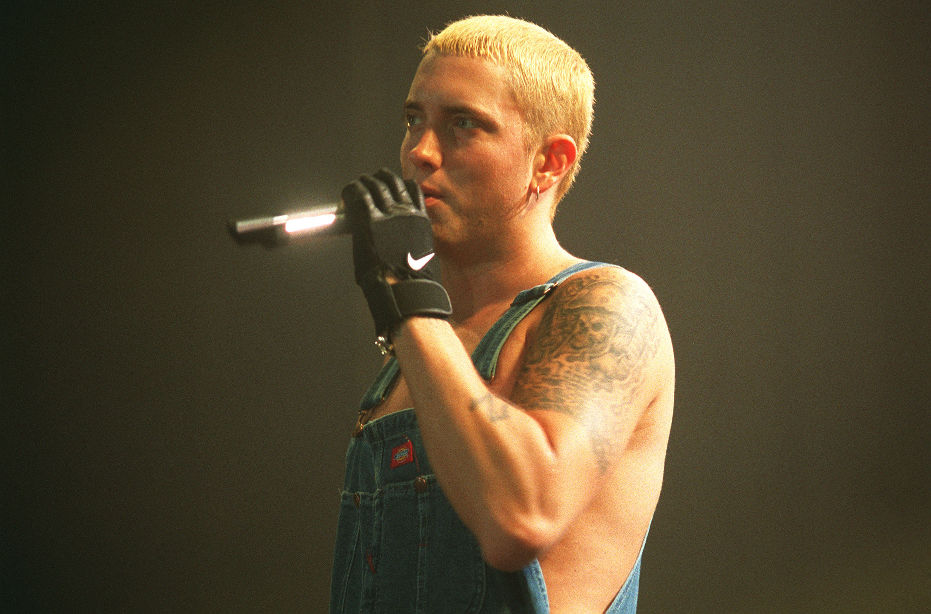 EMINEM IN CONCERT AT THE LONDON ARENA