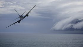 Airplane avoiding problem ahead: epic storm