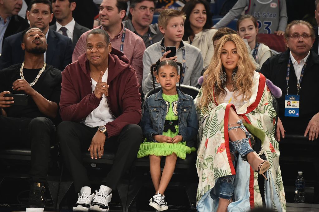 Celebrities Attend The 66th NBA All-Star Game