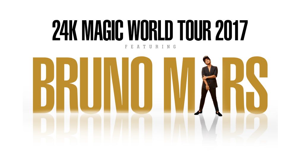 Bruno Mars 24K Magic World Tour Graphic