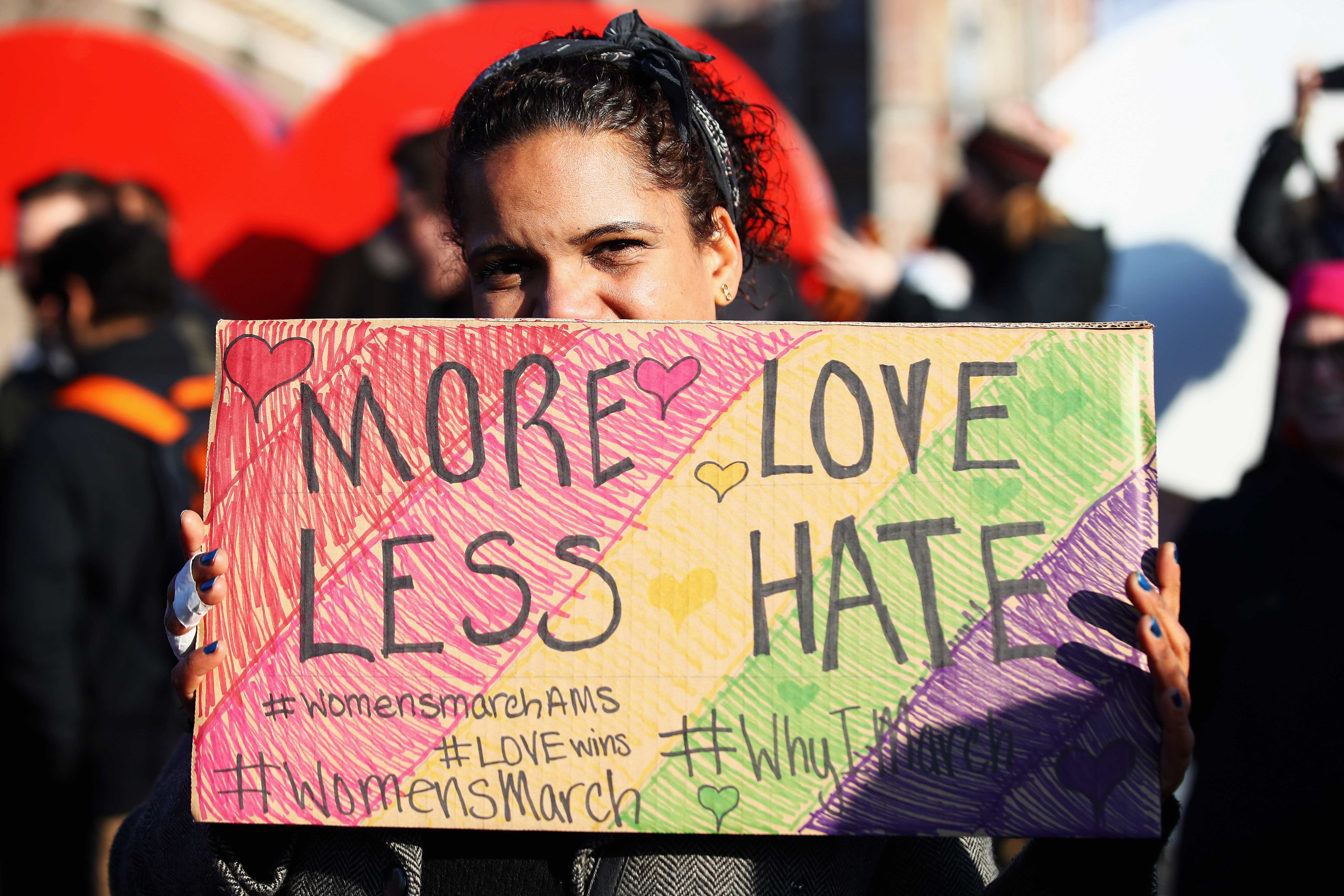 Women's March In Amsterdam