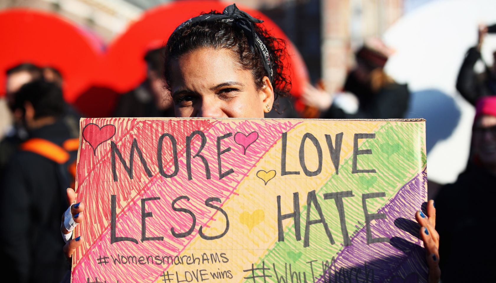 Women's March In Amsterdam