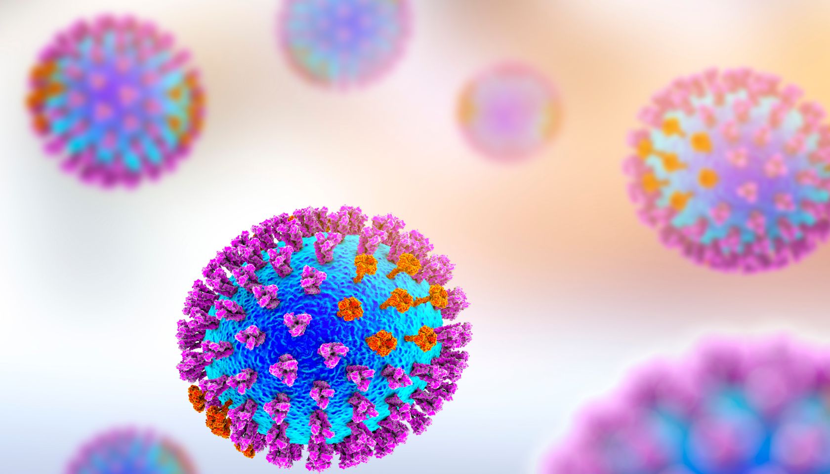Influenza viruses illustration