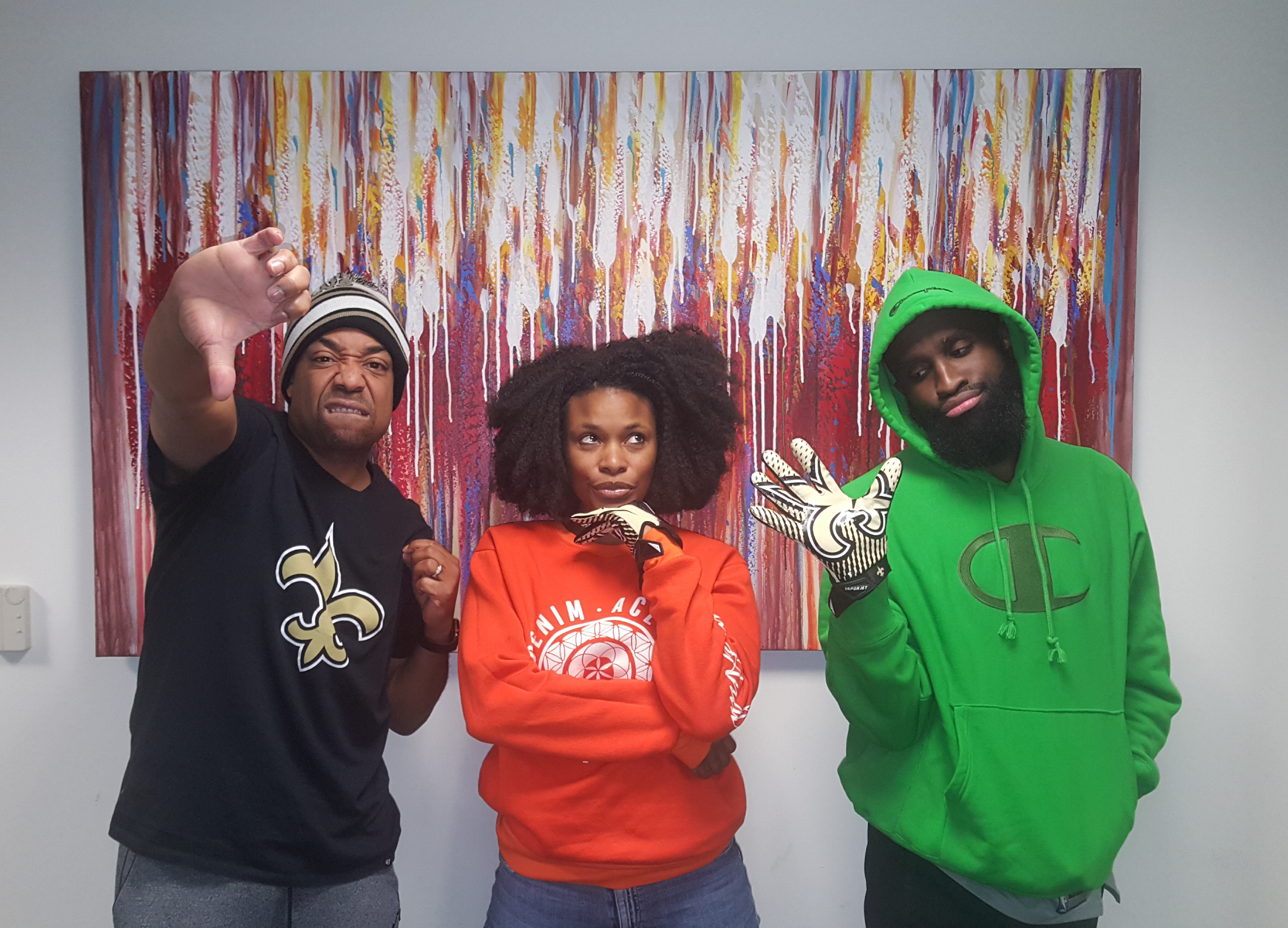 Quincy Pays Up On Saints Bet