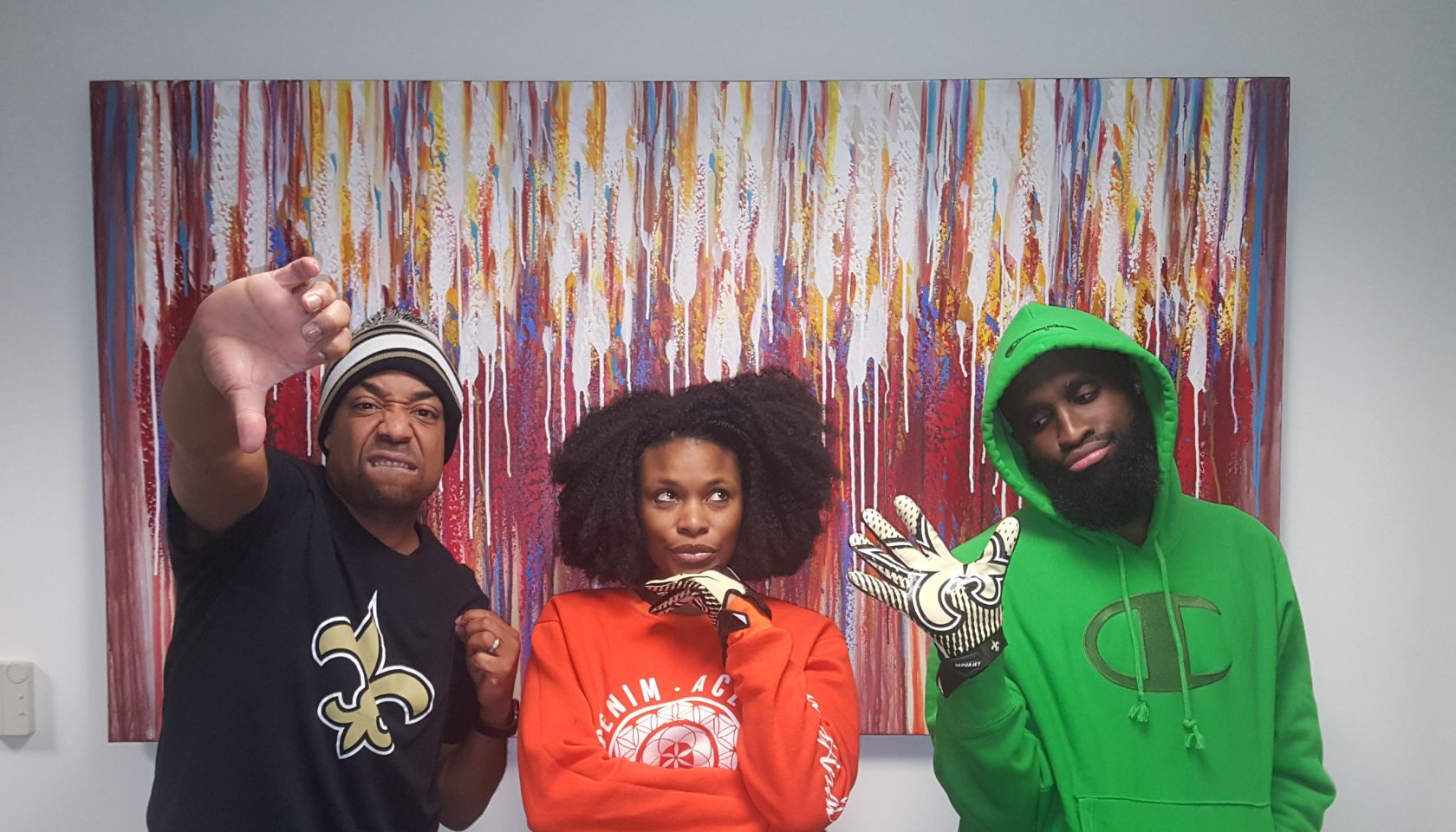 Quincy Pays Up On Saints Bet