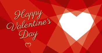Valentine’s Day Geometric Heart