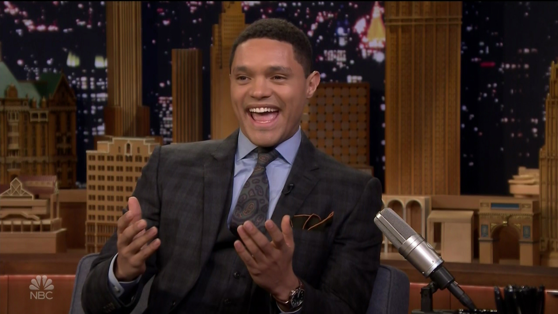 Trevor Noah during an appearance on NBC's 'The Tonight Show Starring Jimmy Fallon.'