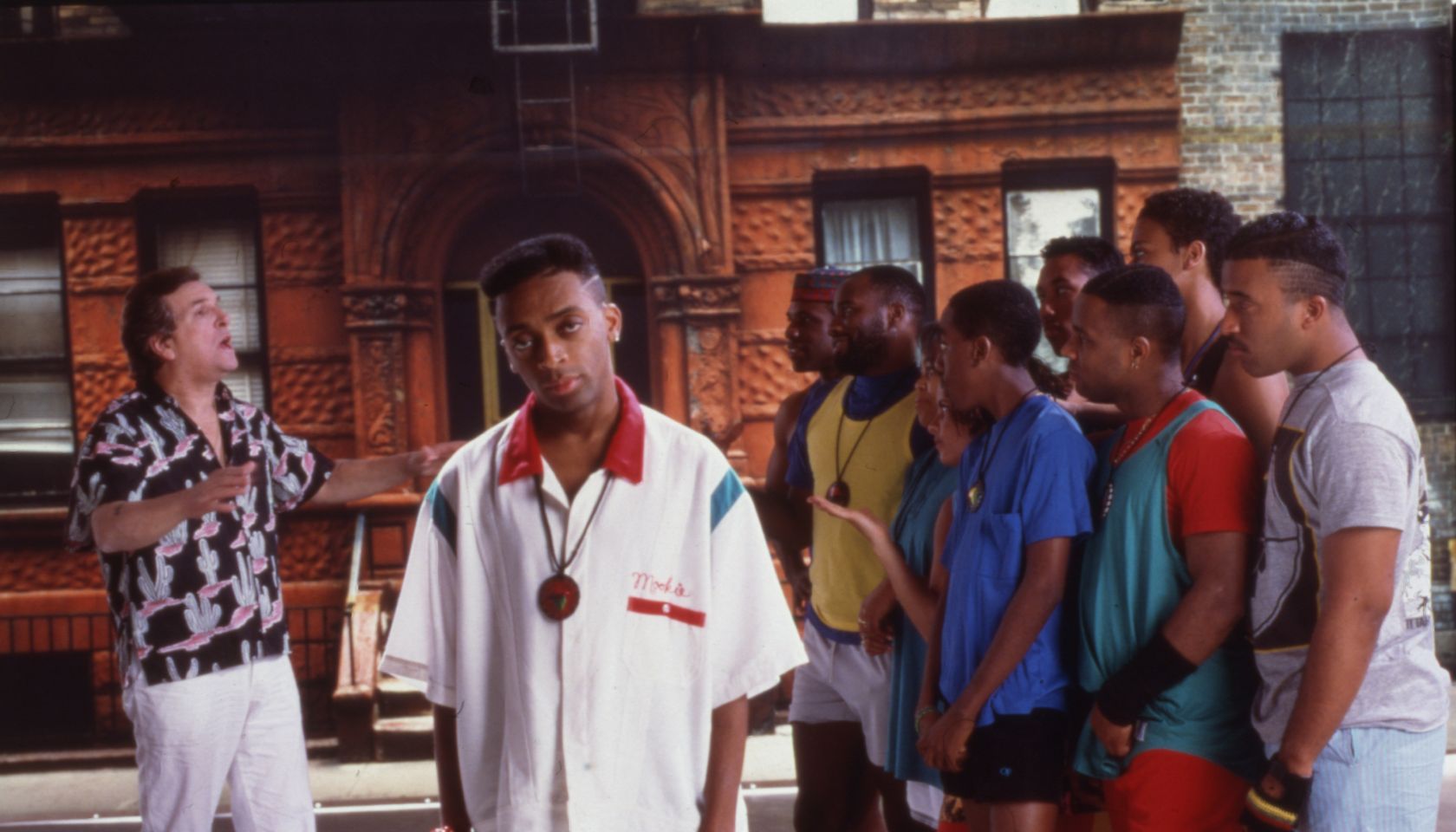 Lee, Aiello, & Others In 'Do The Right Thing'