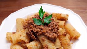 Beef ragu with rigatoni pasta from The Pasta Place in Sheung Wan. 20MAY14[29MAY2014 48HRs RESTAURANT REVIEW]