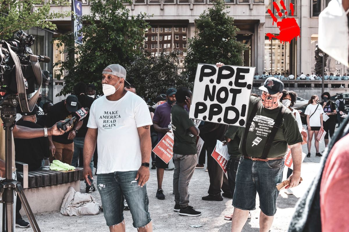 Philly Sanitation Workers Rally Photos June 9th 2020