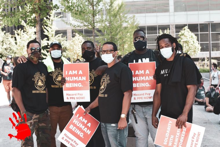 Philly Sanitation Workers Rally Photos June 9th 2020