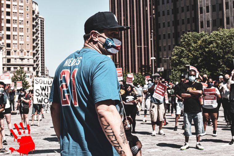 Philly Sanitation Workers Rally Photos June 9th 2020
