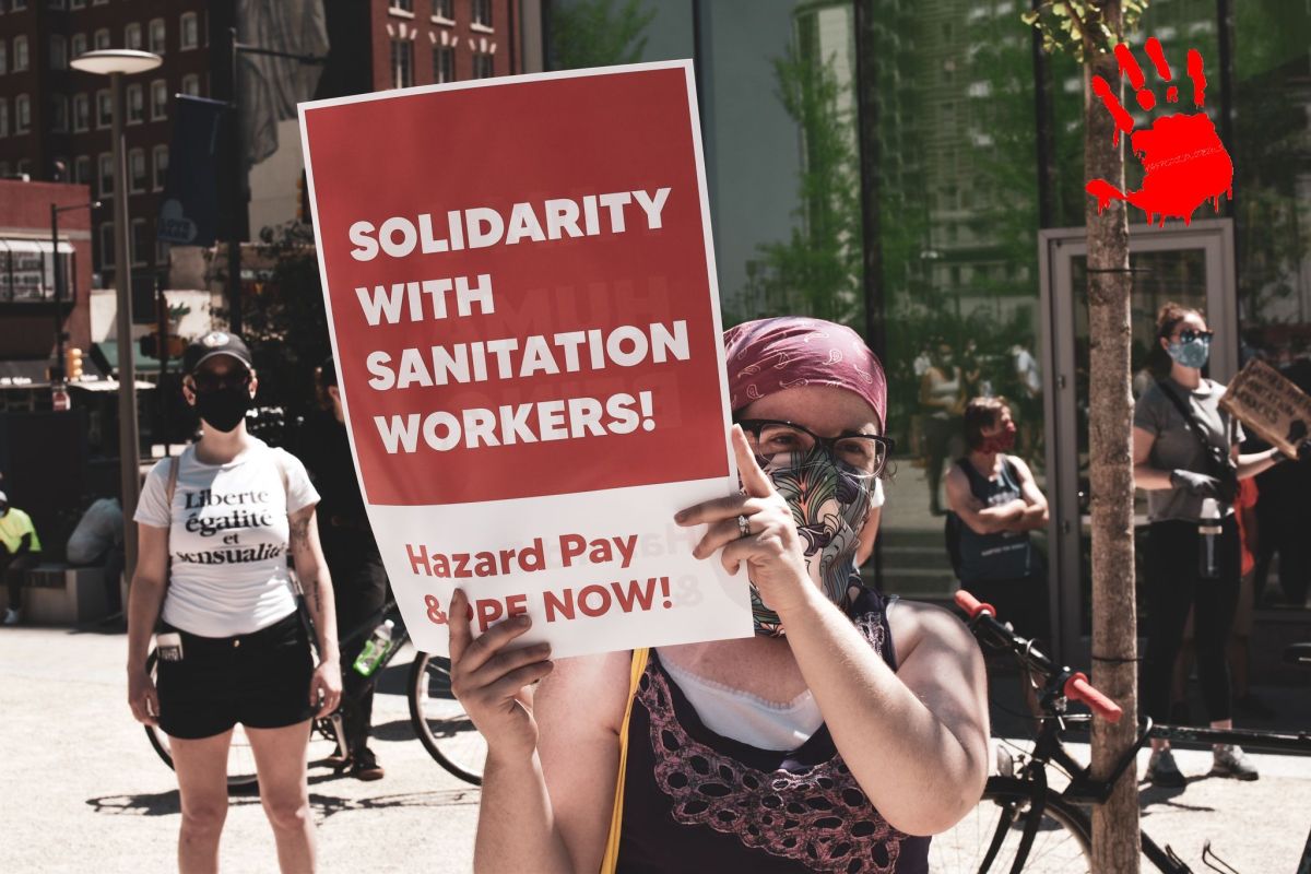 Philly Sanitation Workers Rally Photos June 9th 2020