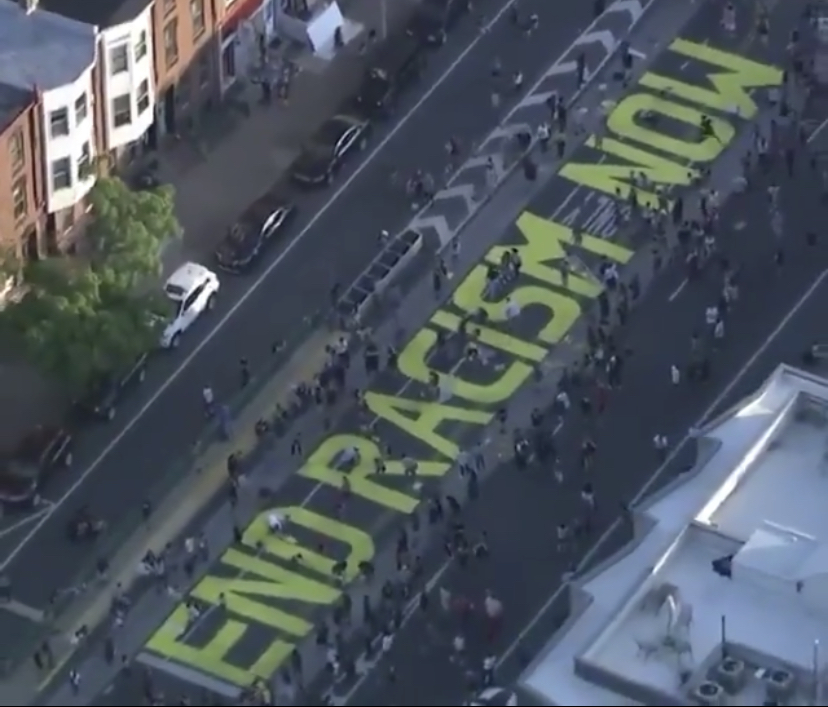 End Racism Now Mural Fishtown Philly