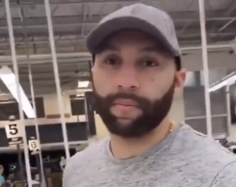 George Floyd Ex Cop shopping in supermarket