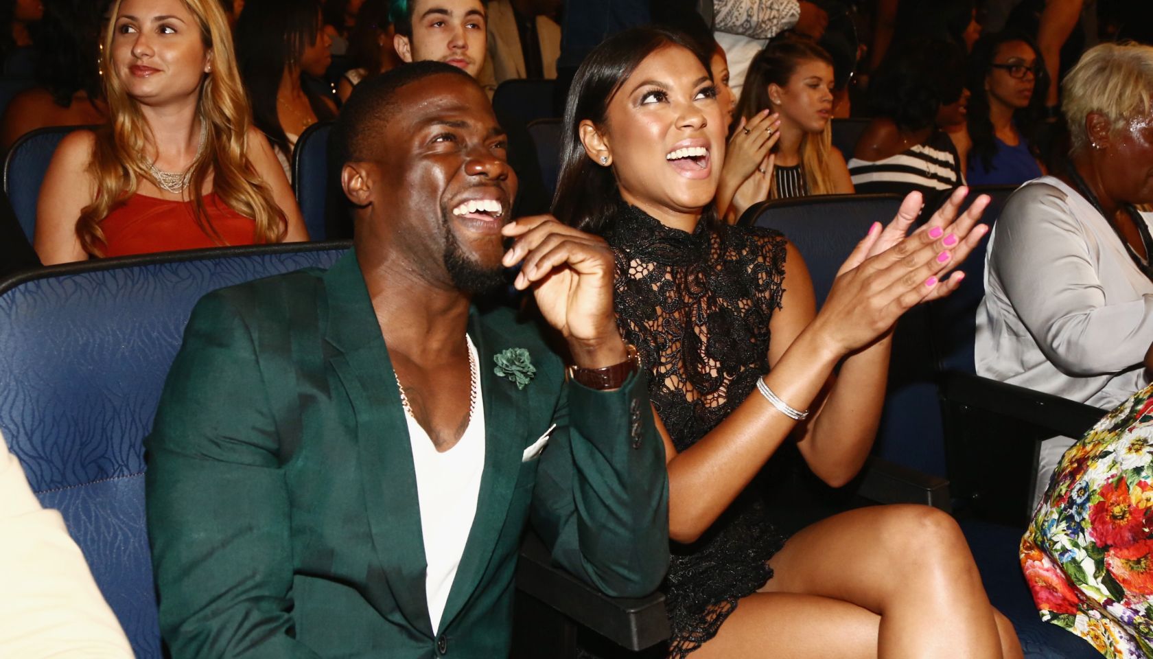 Kevin Hart and Eniko Hart