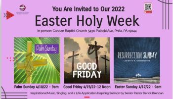 Source: Easter Service with Canaan Baptist Church [Click To Watch Live Stream]