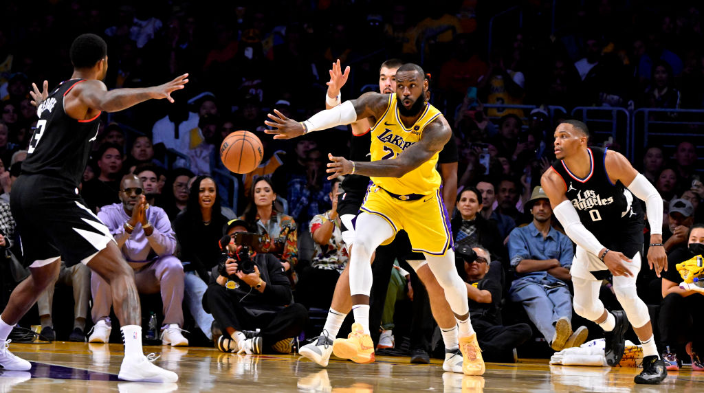 Los Angeles Lakers defeated the LA Clippers 130-125 in over-tine to win a NBA basketball game at Crypto.com Arena in Los Angeles.