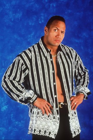 World Wrestling Federation's Wrestler Rock Poses June 12 2000 In Los Angeles Ca