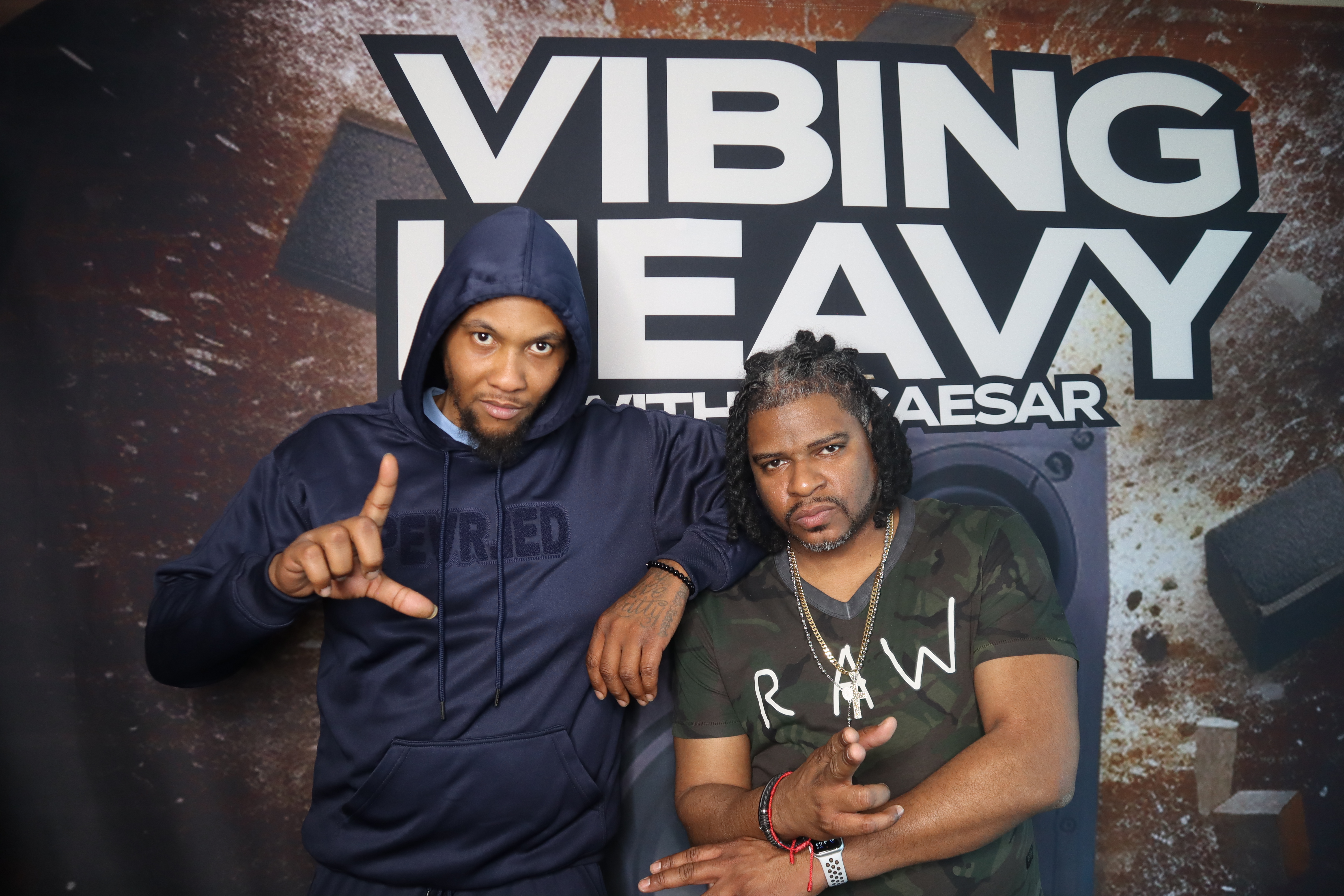 Vibing Heavy with DJ Caesar: Santos Freestyles on 100.3!