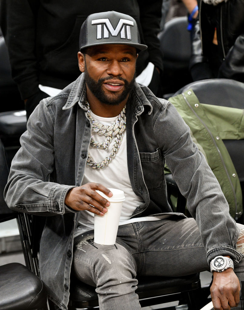 Celebrities At The Los Angeles Clippers Game